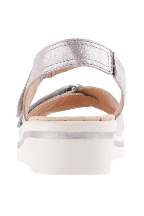 Caprice Metallic Velcro Sandals
