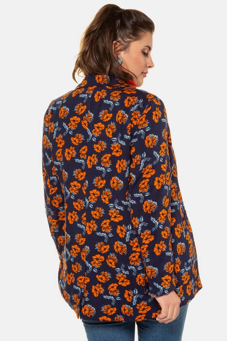 Blazer, extra soft, Flowers, gefüttert