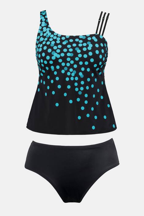Tankini, Punktmuster, 3er-Träger, Softcups