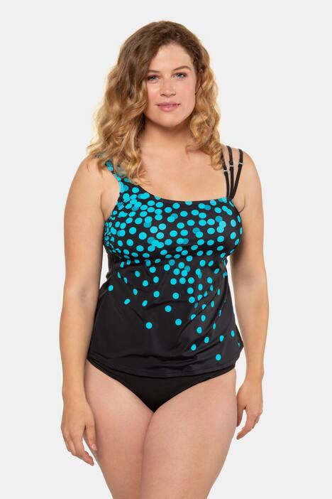 Tankini, Punktmuster, 3er-Träger, Softcups