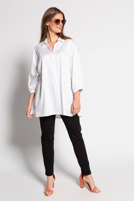 Full Sleeve Stretch Cotton Tunic Shirt