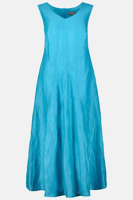 Kleid, Leinencrash, ärmellos, selection