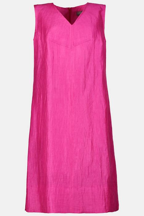 Kleid, Leinencrash, ärmellos, selection