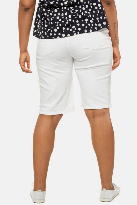 Jeansshorts, Boyfriend-Schnitt, 5-Pocket