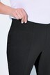 Bengaline Elastic Waist Stretch Capri Pants