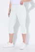 Pantaloni Capri di bengalina, estremamente elasticizzati e quasi ingualcibili, con cintura elastica