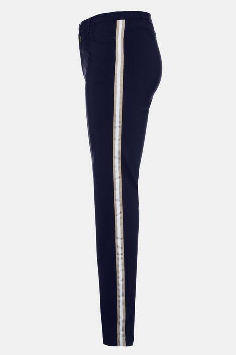 Bengalinhose, Galonstreifen, glatte Qualität, Stretch