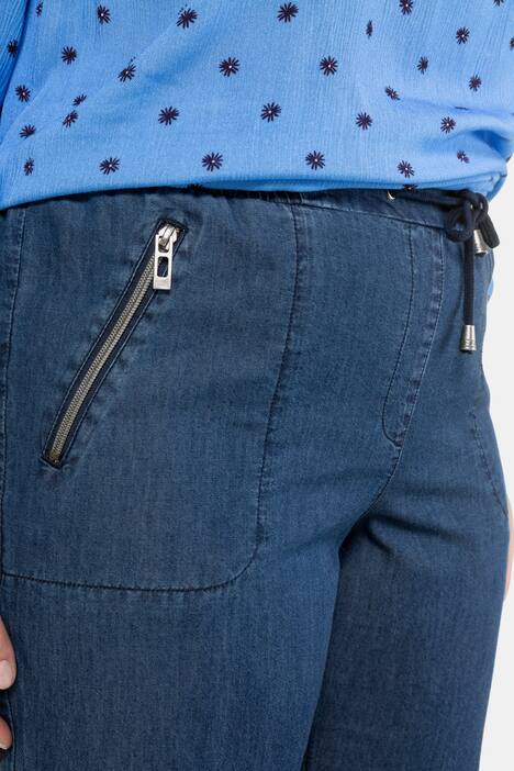 Hose Mandy, Denimoptik, Elastikbund, Lyocell-Anteil