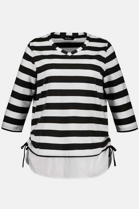 Sweatshirt, Bluseneinstz, Regular, Raffbänder