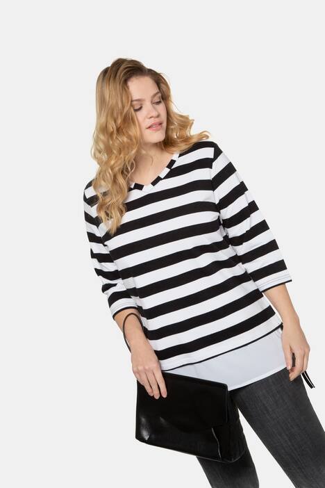 Sweatshirt, Bluseneinstz, Regular, Raffbänder