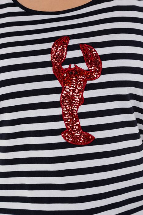 Glitter Lobster Applique Cotton Tank