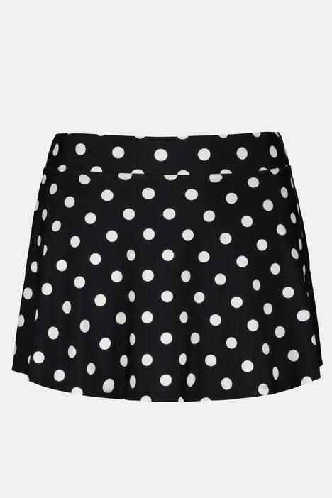 Dot Print Swim Skirt