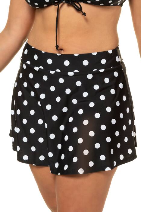 Dot Print Swim Skirt