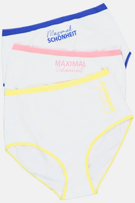 3 Pack of Stretch Cotton Panties - White