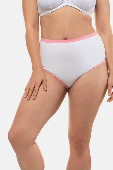 3 Pack of Stretch Cotton Panties - White