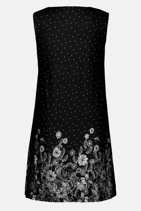 Jerseykleid, Blütensaum, A-Linie