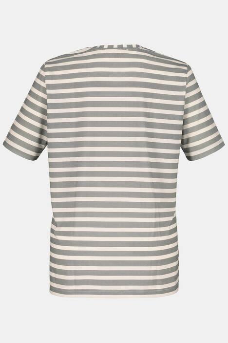 Ringelshirt, V-Ausschnitt, Classic, Biobaumwolle