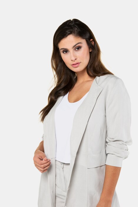Jacke, verdeckte Knopfleiste, Querblende, selection