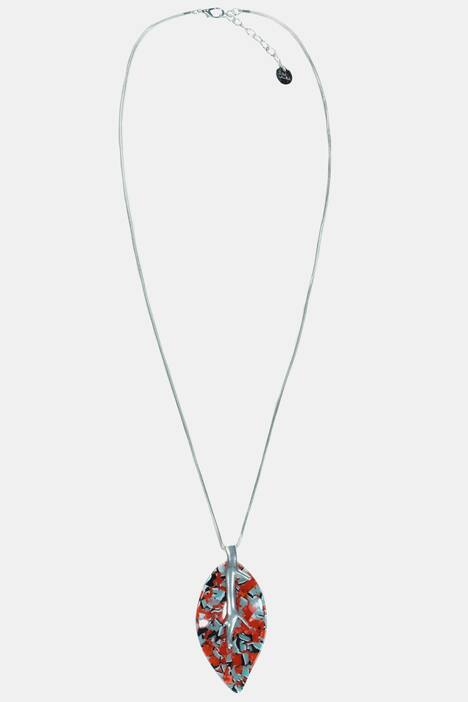 Kette, Blatt, Metallic-Zweig, lange Form