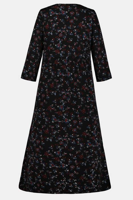 Jerseykleid, gemustert, Empire-Modell, schnelltrocknend