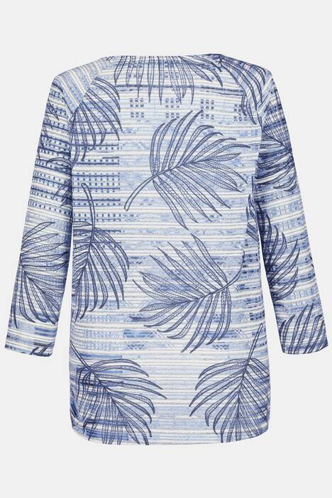 Shirt, Dschungelmuster, Oversized, 3/4-Arm
