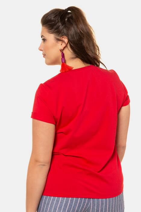 Shirt, Zierperlen-Statement, Halbarm
