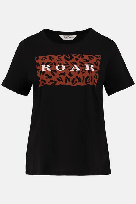 Shirt, Animal mit Statement, Halbarm