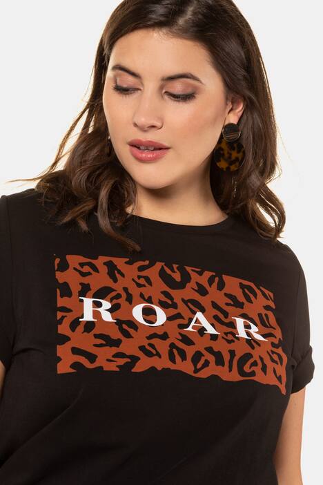 Shirt, Animal mit Statement, Halbarm