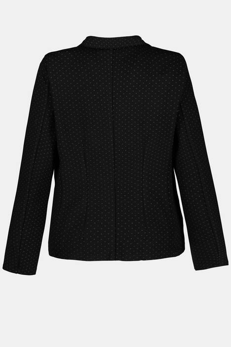 Blazer aus Jacquard-Jersey, fein gemustert