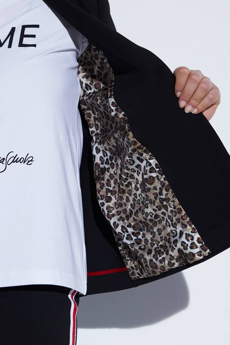 Blazer, schmale Form, Leo-Futter