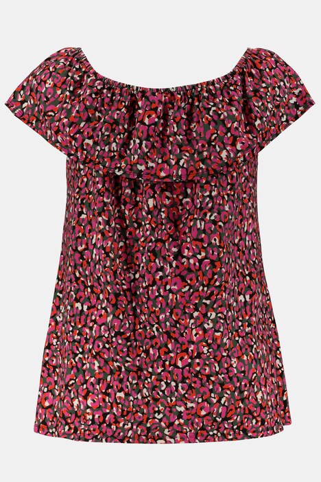 Off-Shoulder Shirt mit Volant