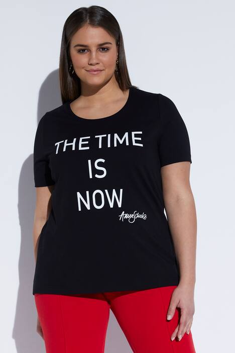 Statement Shirt mit Designer-Signatur