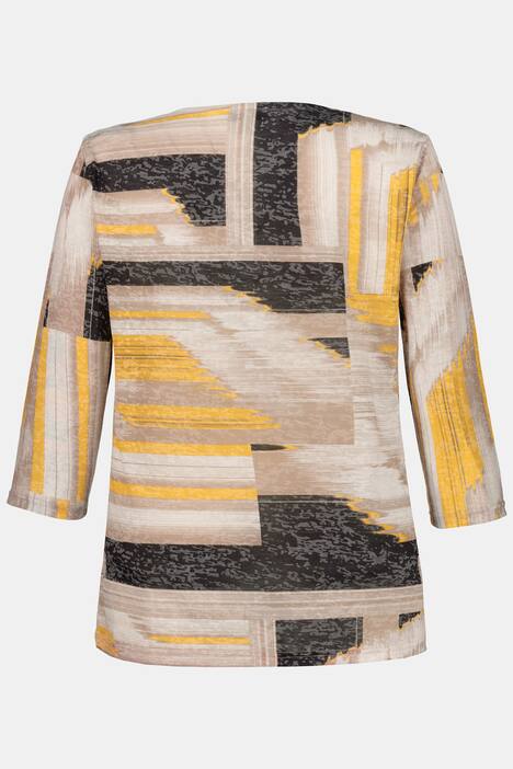 Shirt, grafisches Muster, Ziernieten, Ausbrennerjersey