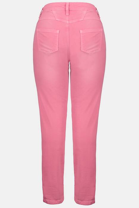 Jeans Tina, Knitterfalten, gerades Bein, 5-Pocket