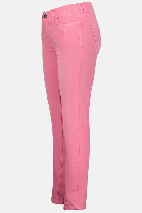 Jeans Tina, Knitterfalten, gerades Bein, 5-Pocket