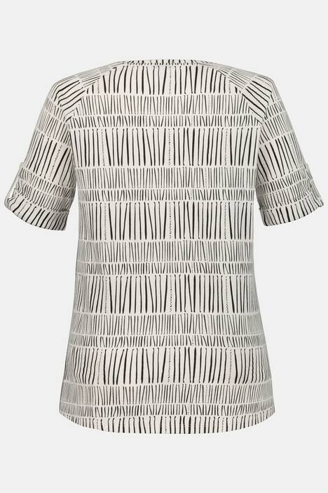T-Shirt, Streifenmuster, Raglan-Halbarm