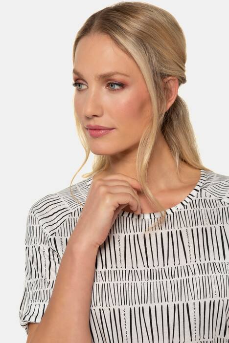 T-Shirt, Streifenmuster, Raglan-Halbarm