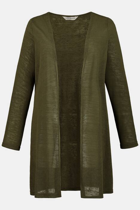 Strickjacke, Strukturstrick, offene Form