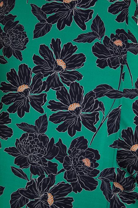 Print-Wickelkleid in Maxilänge
