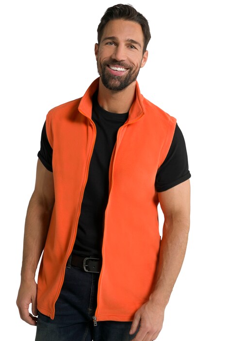 Flísová vesta, stojáček, kapsy na zip, do 8XL