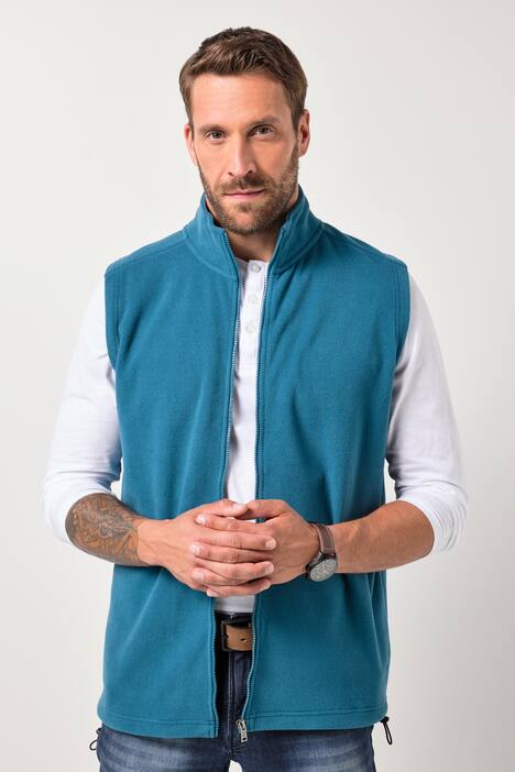 JP1880 fleece vest, outdoor, opstaande kraag, tot 8XL