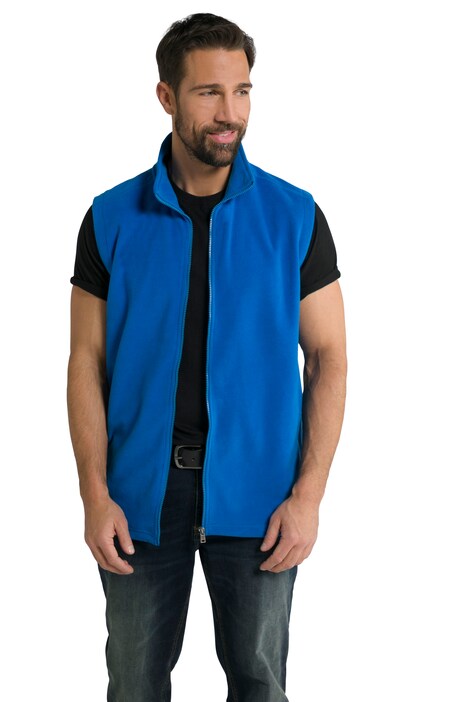 Flísová vesta, stojáček, kapsy na zip, do 8XL