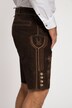 Lederhosen in tradizionale stile Tracht in pelle di capra con ricami tradizionali e cintura di pelle in omaggio