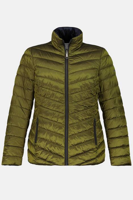 Wende-Steppjacke, 2 Farben, Stehkragen