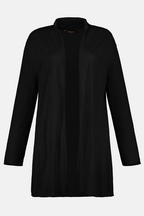 Shawl Collar Open Front Long Cardigan Sweater