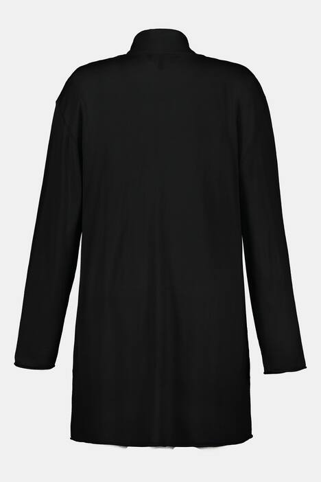 Shawl Collar Open Front Long Cardigan Sweater