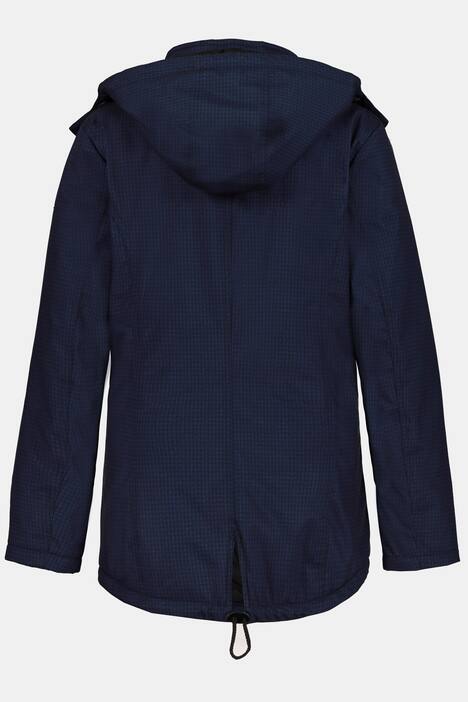 Softshell-Jacke, Karo, warmes Steppfutter