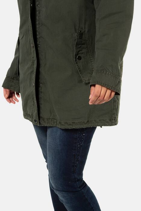 Parka, herausnehmbares Steppfutter, Kapuze