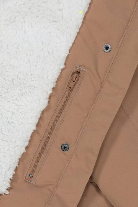 Funktions-Parka, Longform, Colorfutter, 2-Wege-Zipper