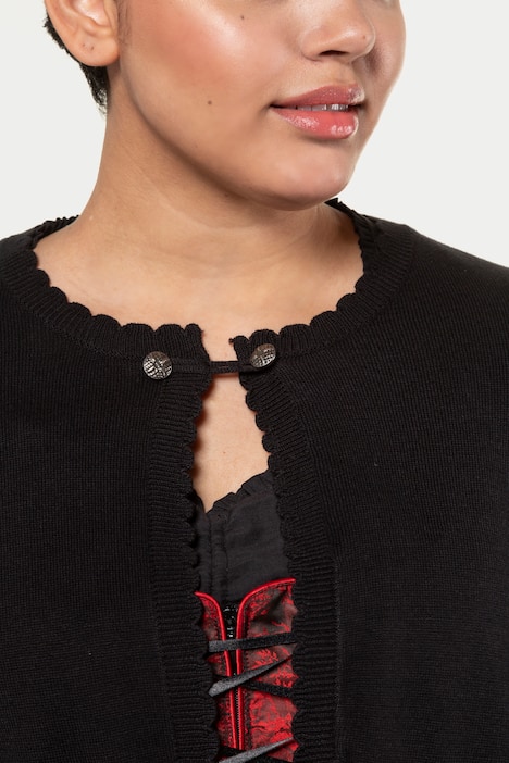 Traditional Bolero Long Sleeve Sweater